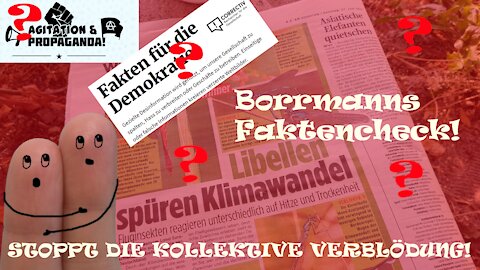 Borrmanns FAKTENCHECK: Libellen SCHEIS... auf den Klimawandel! ;-)