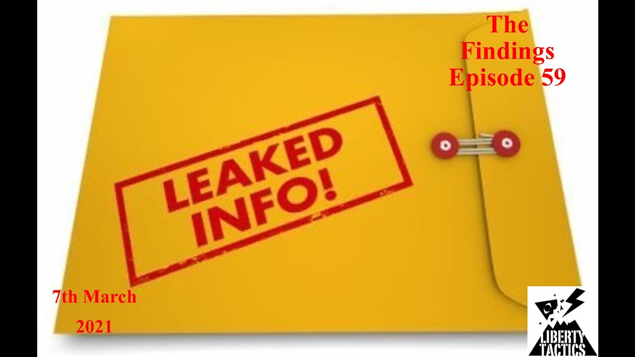 Findings 59 Leaked Documents and Geo-political News 7-3-21