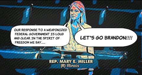Mary Miller: "Let's Go Brandon" on the house floor