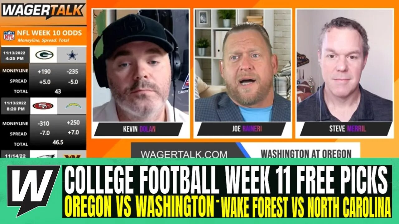 Oregon vs Washington | Wake Forest vs North Carolina Predictions | College Football Betting Preview