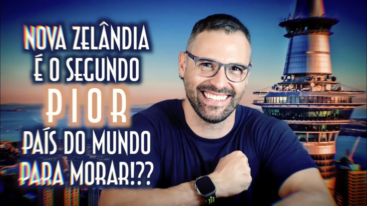 Nova Zelândia é o segundo pior país do mundo para morar!?? - Emerson Martins Video Blog 2023