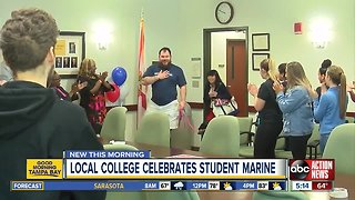 Pasco-Hernando State College helps wounded Marine veteran get an education and a new house