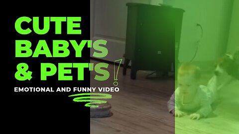 Heartwarming Baby and Pet Moments - You Won't Stop Smiling! | FUNTICBOT"