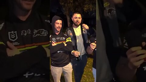 Penrith Fans Celebrating Grand Final