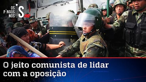 Ditadura da China reprime protestos pacíficos com violência e prisões