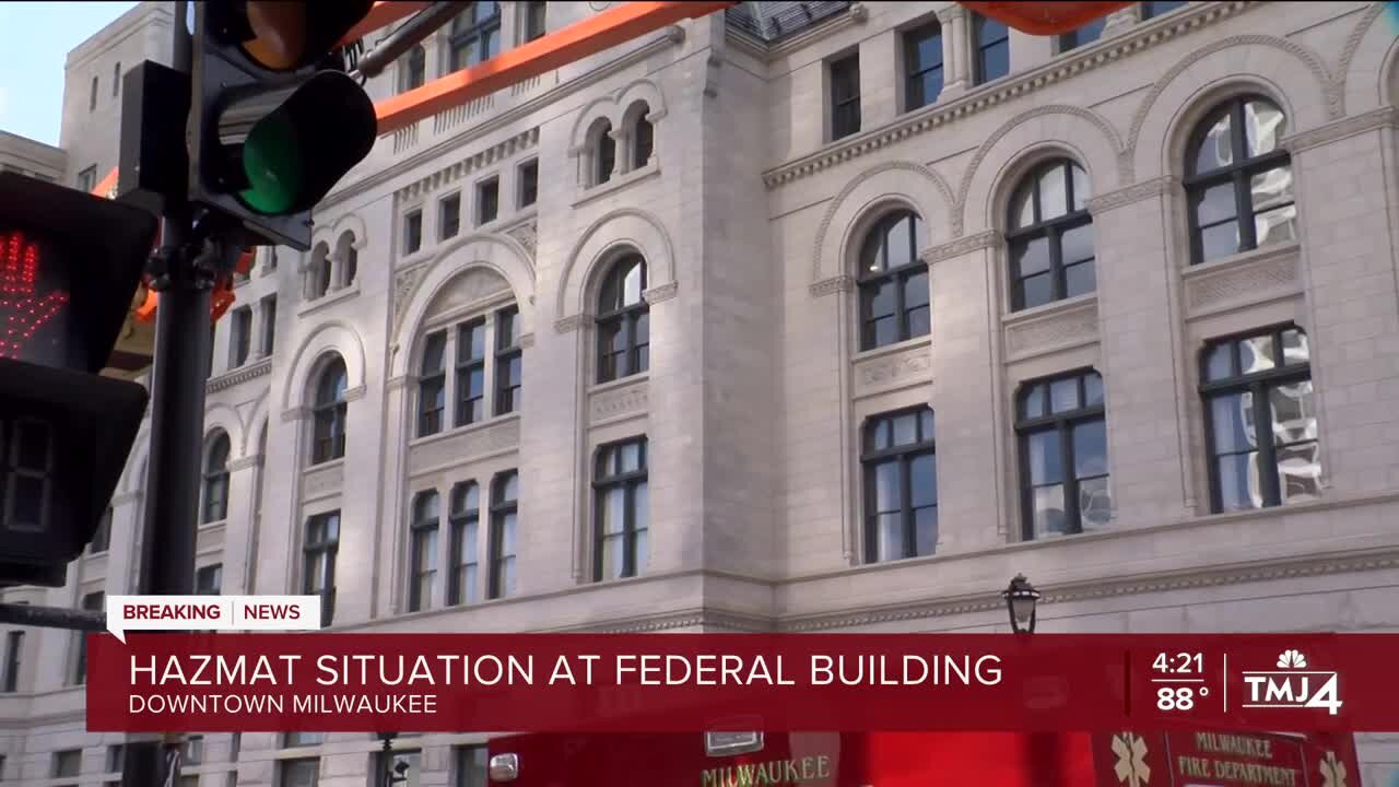 Hazmat situation at federal building in Milwaukee