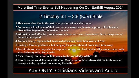 More End Time Events Still Happening On Our Earth!!! August 2024