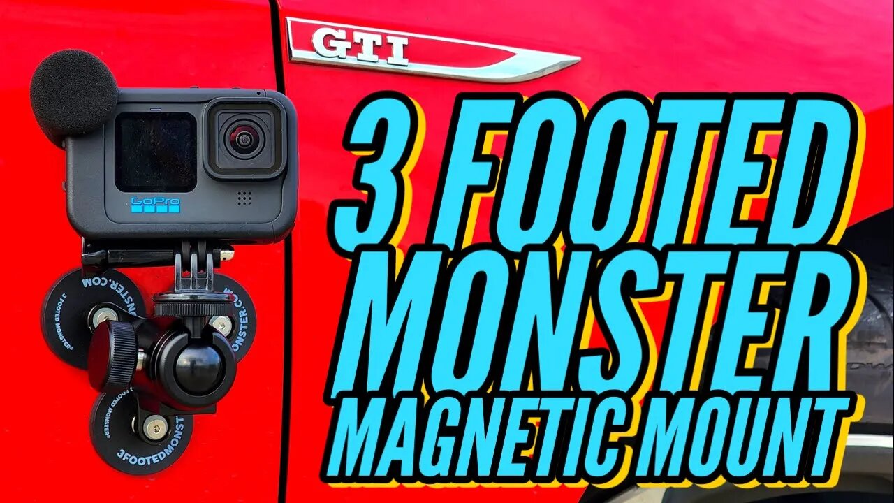 Mount Your Camera Almost Anywhere | 3 Footed Monster Magnetic Mount