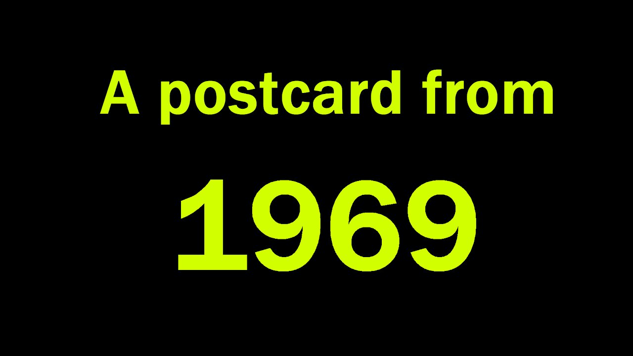Postcard from 1969