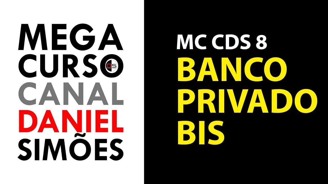 MC CDS 08 : Banco privado BIS