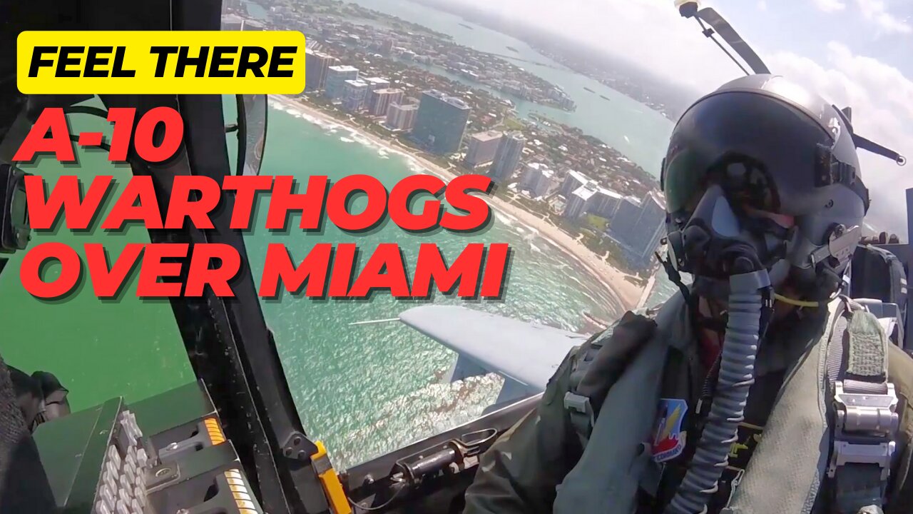 Rollercoaster Ride: A-10 Warthog's Miami Flight May Make You Dizzy!