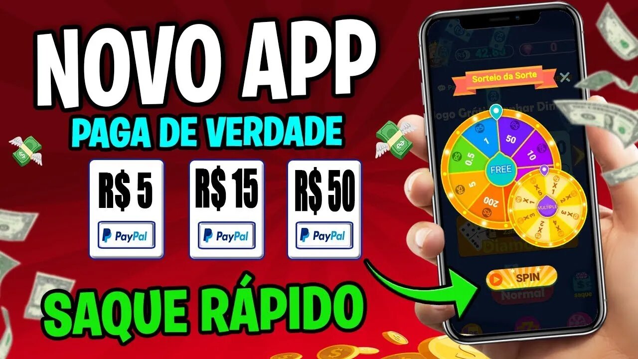 [LANÇOU😱] APP que GANHAR DINHEIRO de VERDADE no PAYPAL - App de Ganhar Dinheiro