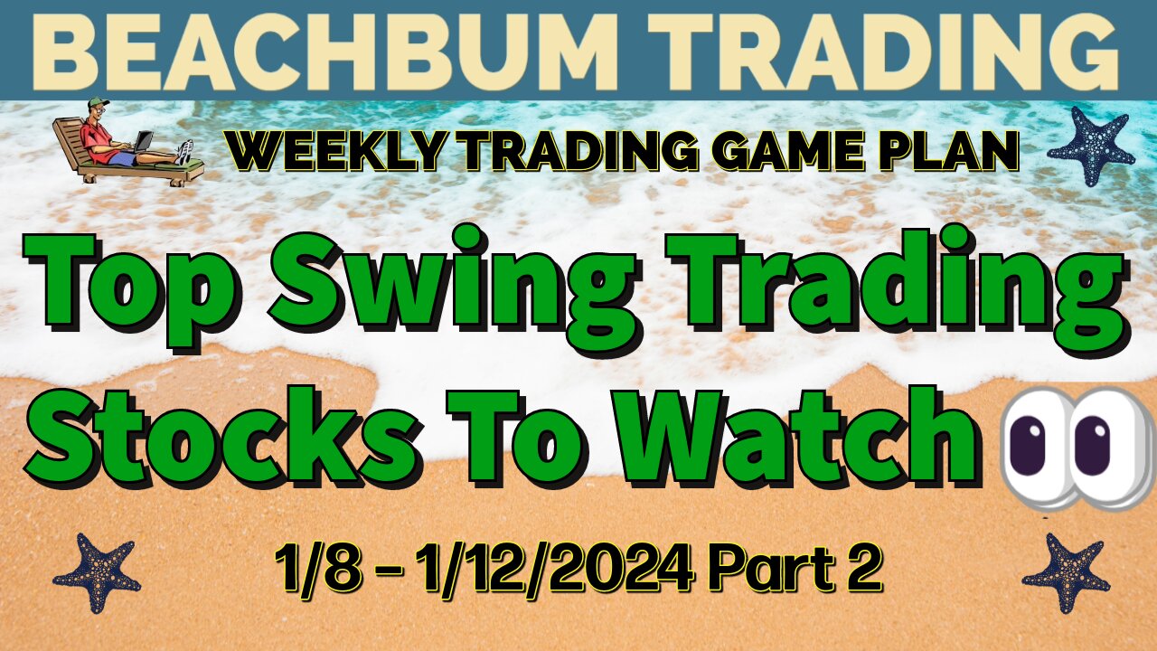 Top Swing Trading Stocks to Watch 👀 | 1/8 – 1/12/24 | TECS APLY FAZ LAND SARK SIJ SOXS USOI & More