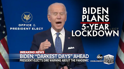 Breaking! Biden Plans to Launch 5-Year Covid Lockdown