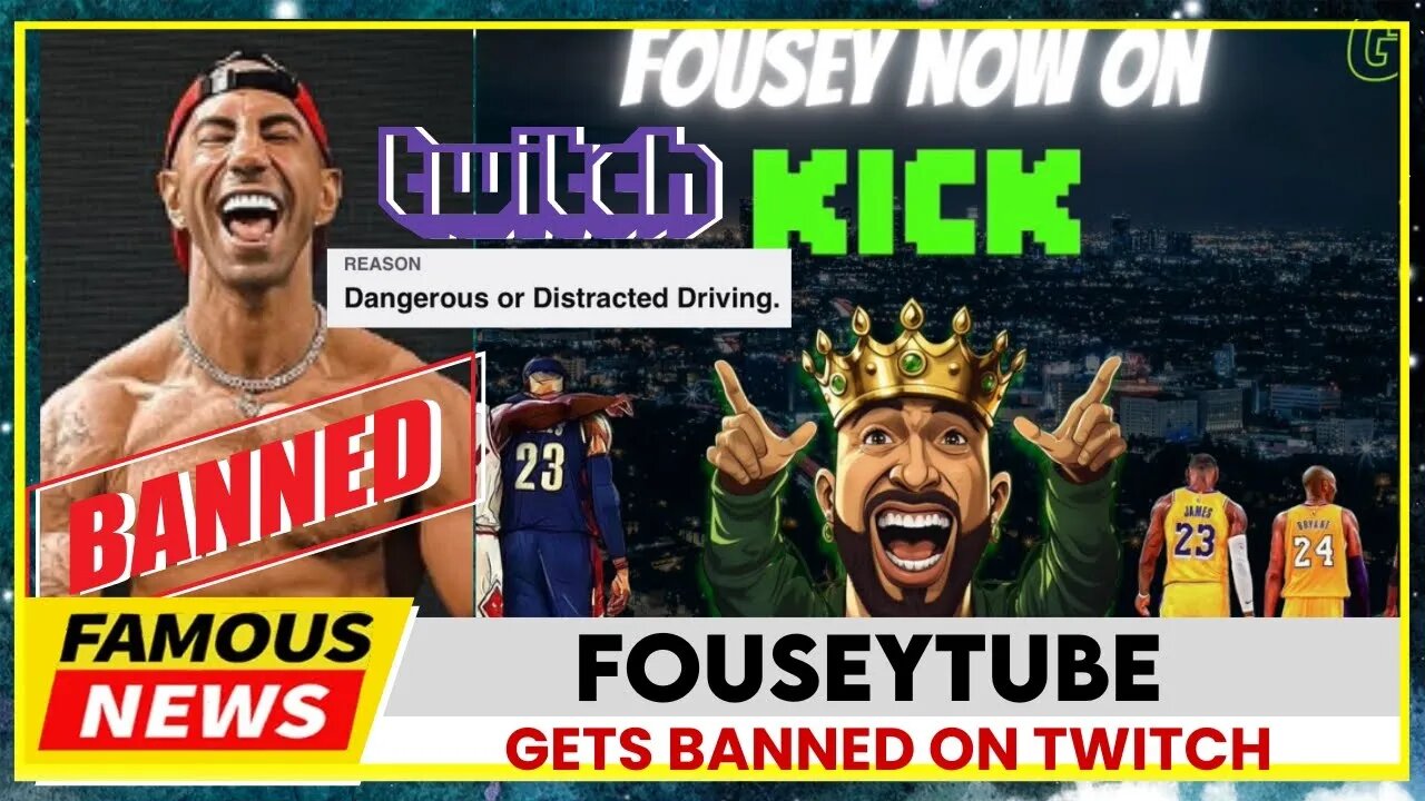 FouseyTube Banned on Twitch for Reckless Driving | Shocking News & Multi-Million Dollar Deal