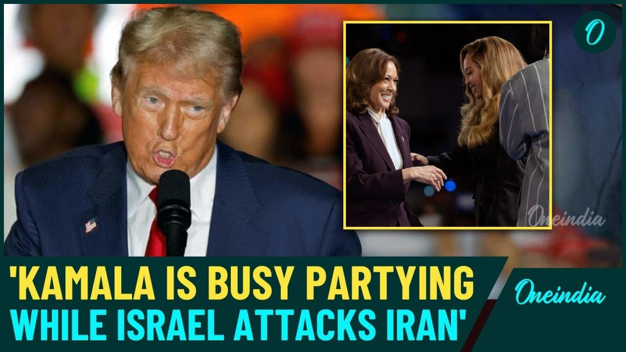 Trump Rages Against Harris' Dance Party with Beyoncé Amid Israel's Precision Strikes on Iran