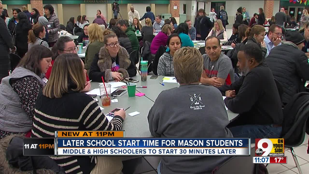 Later school start times for Mason students