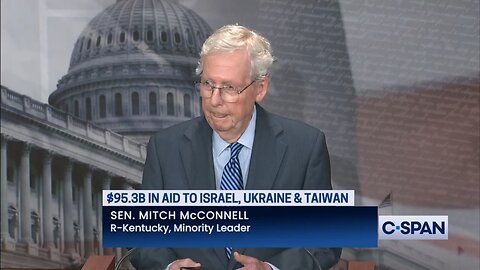 Senator Mitch "Frozen" McConnell blames Tucker Carlson for demonization of Ukraine