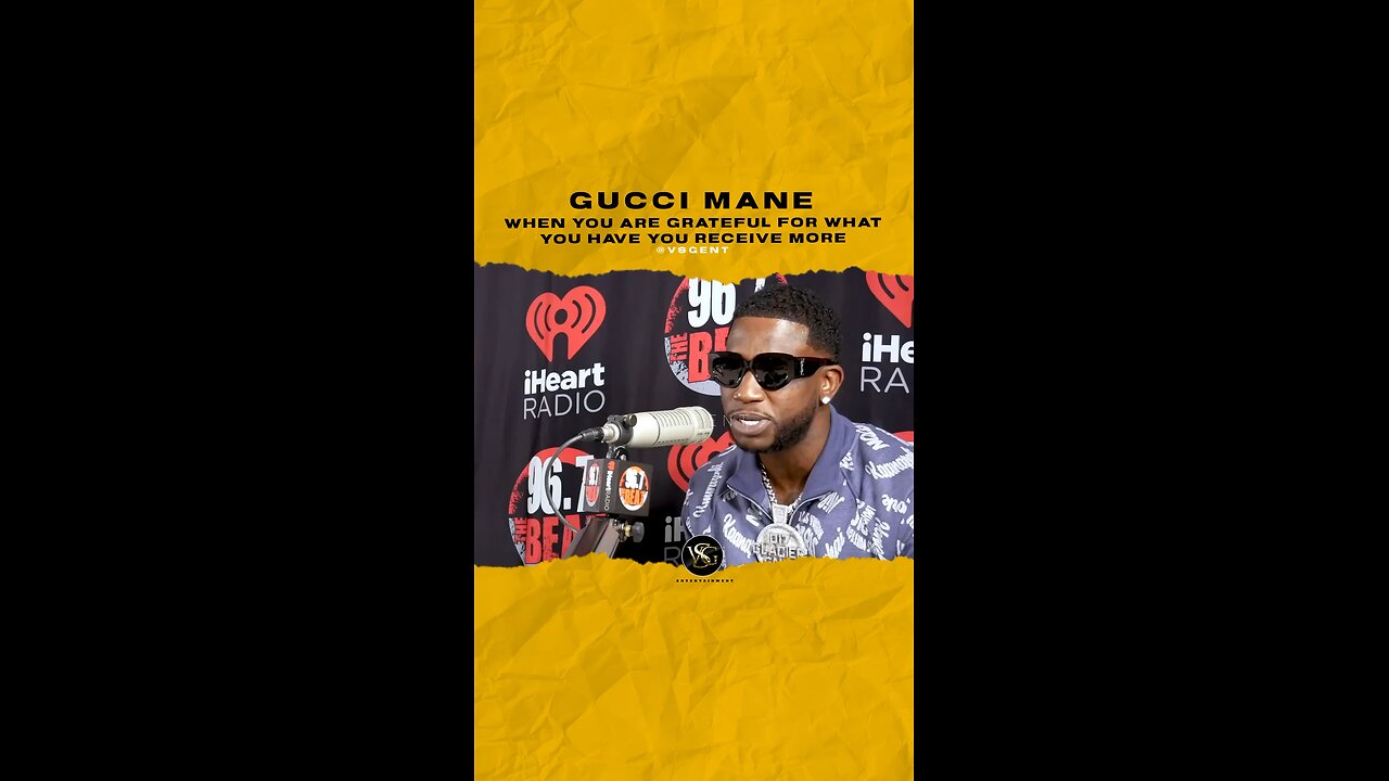 #guccimane When you are grateful for what you have you receive more. 🎥 @djscream