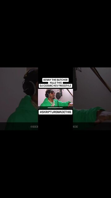 REMIX: BENNY THE BUTCHER Freestyling on DJ COSMIC KEV's SHOW