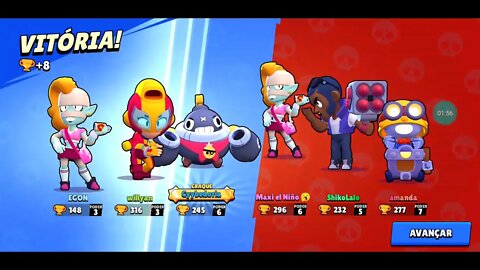 PIQUE GEMA COM EMZ & MAX & TICK - BRAWL STARS #286