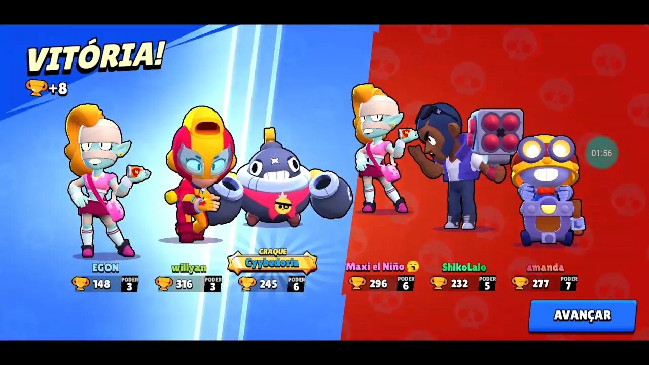 PIQUE GEMA COM EMZ & MAX & TICK - BRAWL STARS #286