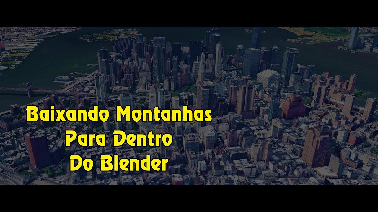 How to create a 3D terrain with Google Maps and Blender