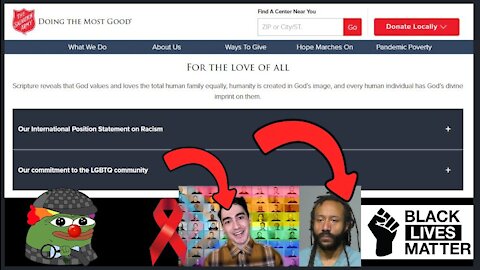 Woke Salvation Army Defends Asking For 'White Apologies', But PROUDLY Promotes LGBTQ & BLM