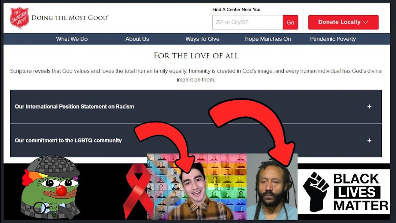 Woke Salvation Army Defends Asking For 'White Apologies', But PROUDLY Promotes LGBTQ & BLM