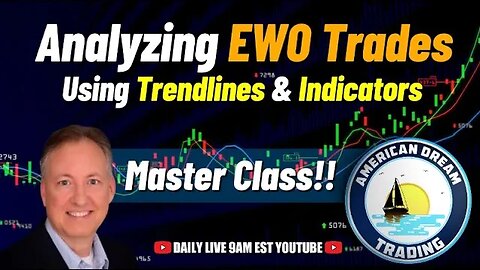 Master Class - Exploring EWO Trades With Trendlines & Indicators