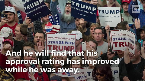 Trump's Approval Rating Skyrocket After Asia