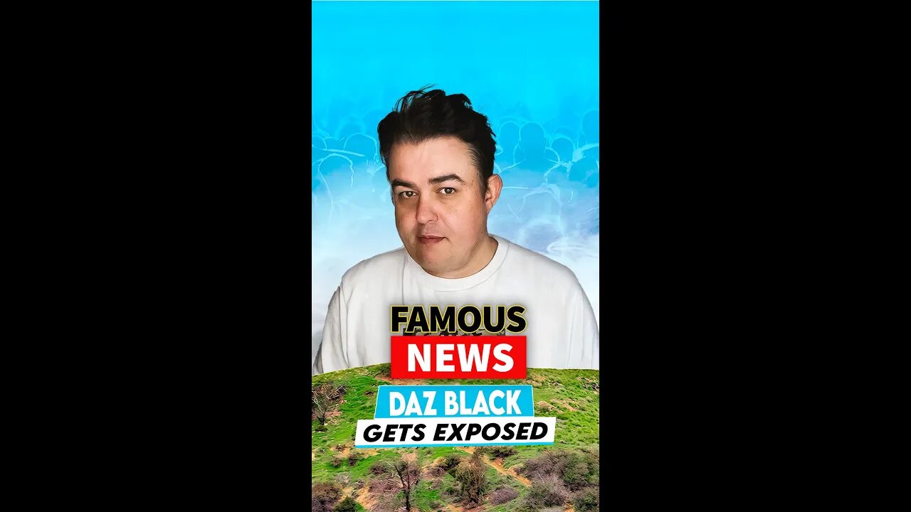 DAZ BLACK Gets Exposed | Famous news #shorts