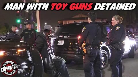 Man with Toy Guns Detained | Understaffed My A$$ | Copwatch