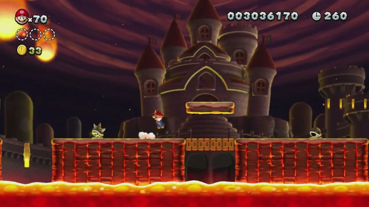 Meteor Moat - New Super Mario Bros. U Deluxe (Peach's Castle)