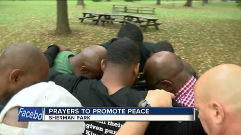 Men gather in park for city wide prayer