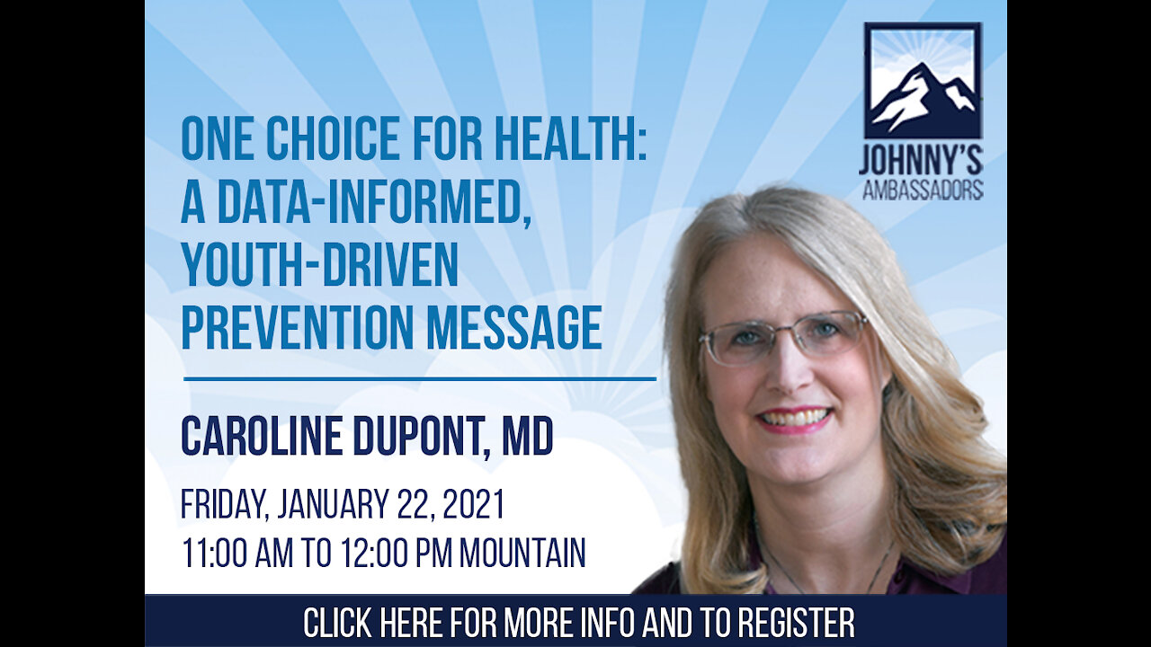 One Choice for Health: A Data-Informed, Youth-Driven Prevention Message