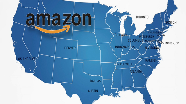 Finalists for Amazon's new headquarters