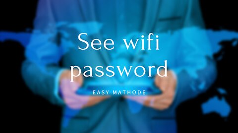 See wifi password for mobile( Android)