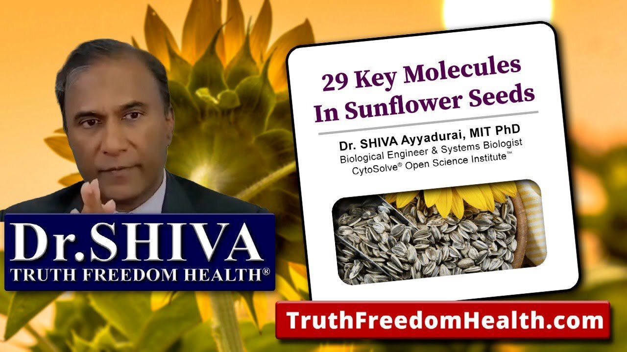 Dr.SHIVA: Nutrients In Sunflower Seeds - The 29 Key Molecules.