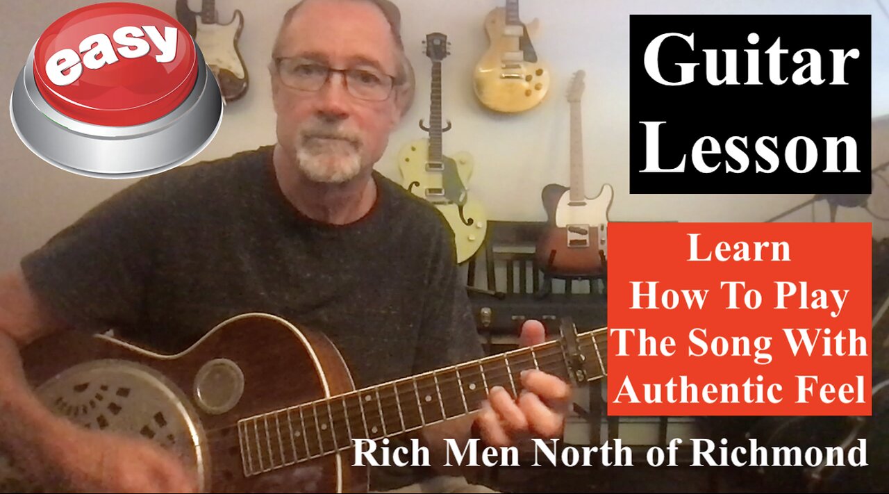 How to play Rich Men North of Richmond - Resonator Guitar Lesson