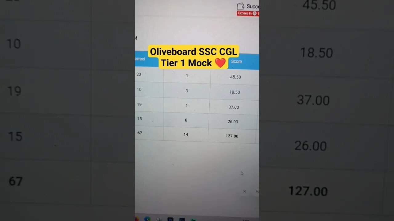 kya apne mock attempt Kiya 🤔#shorts #ssc #cgl2023 #cgl #ssccgl2023 #ssc2023 #ssccgl #vlog