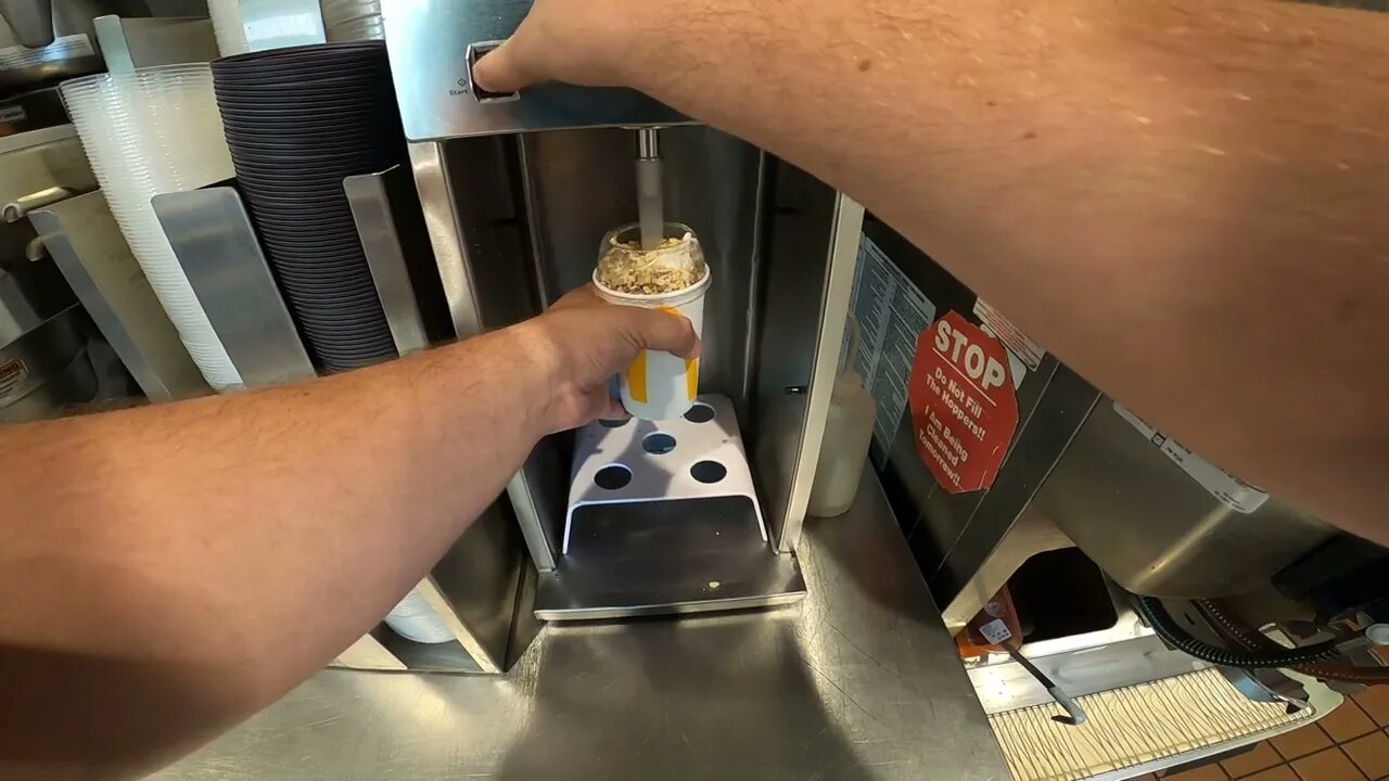 McDonald's POV: Peanut Butter Crunch McFlurry