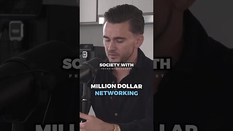 This is how to network to get rich ..