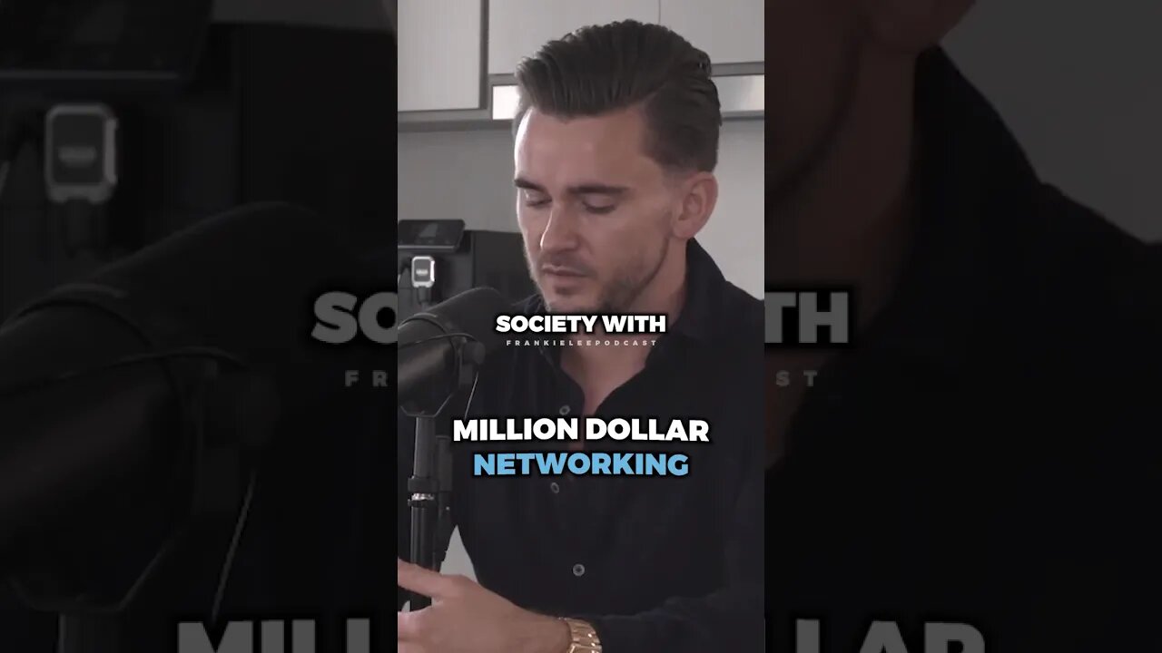 This is how to network to get rich ..