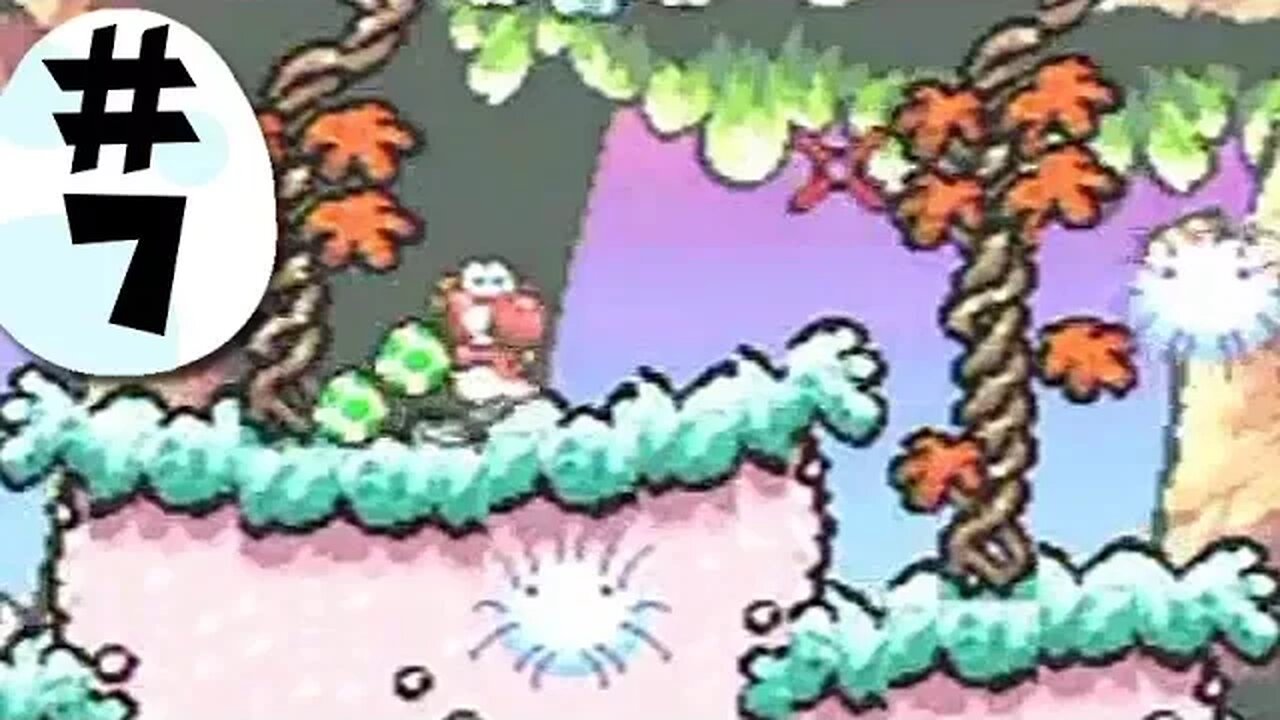 Yoshi's Island 100% Re-Walkthrough Part 7: Touch Fuzzy, Get High (Read Description, lol!)