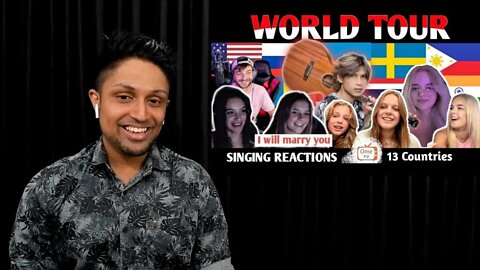 Randy Dongseu World Tour to 13 Countries and sing in 13 different Languages | REACTION