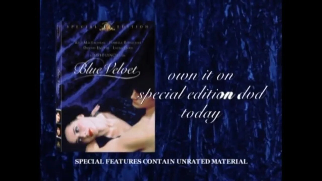BLUE VELVET (1986) DVD Trailer [#bluevelvet #bluevelvettrailer]