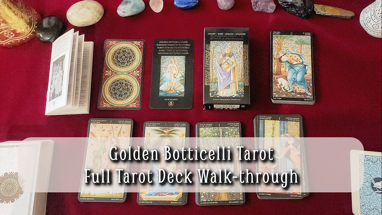 Golden Botticelli Tarot ✨ Deck Review and Flip Through