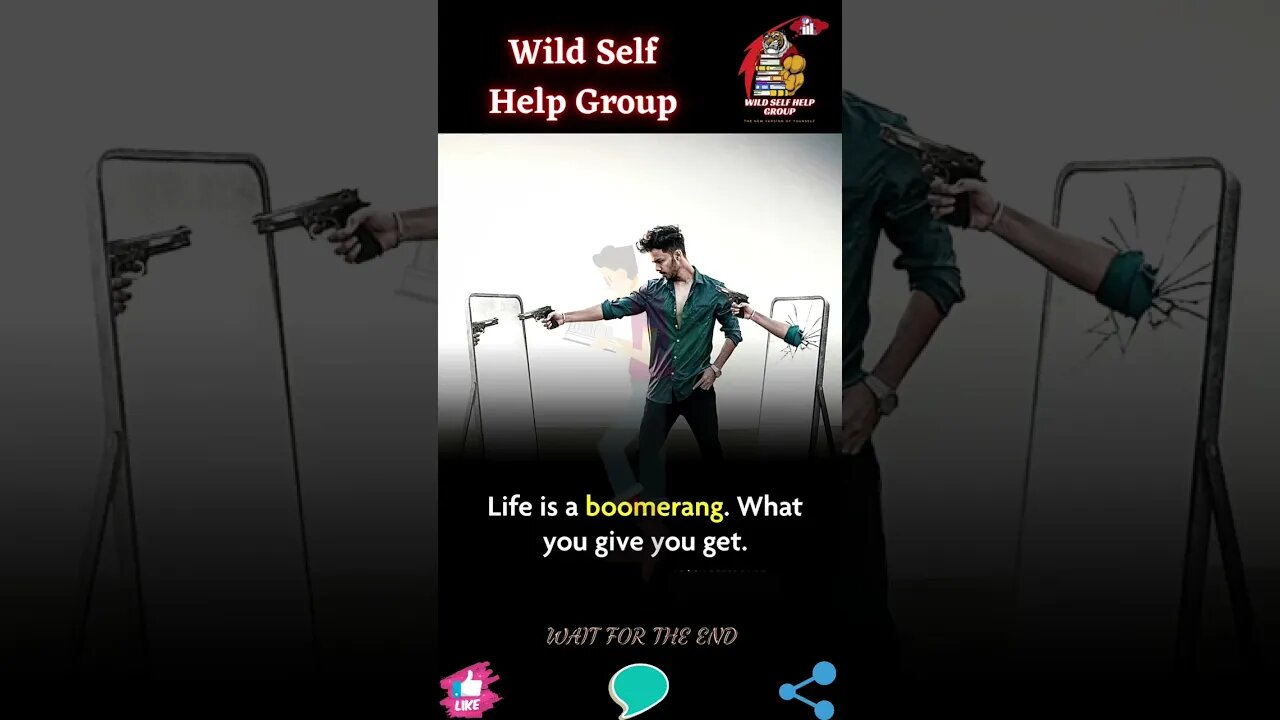 🔥 Life is boomerang 🔥 #shorts 🔥 #wildselfhelpgroup 🔥 4 August 2023 🔥