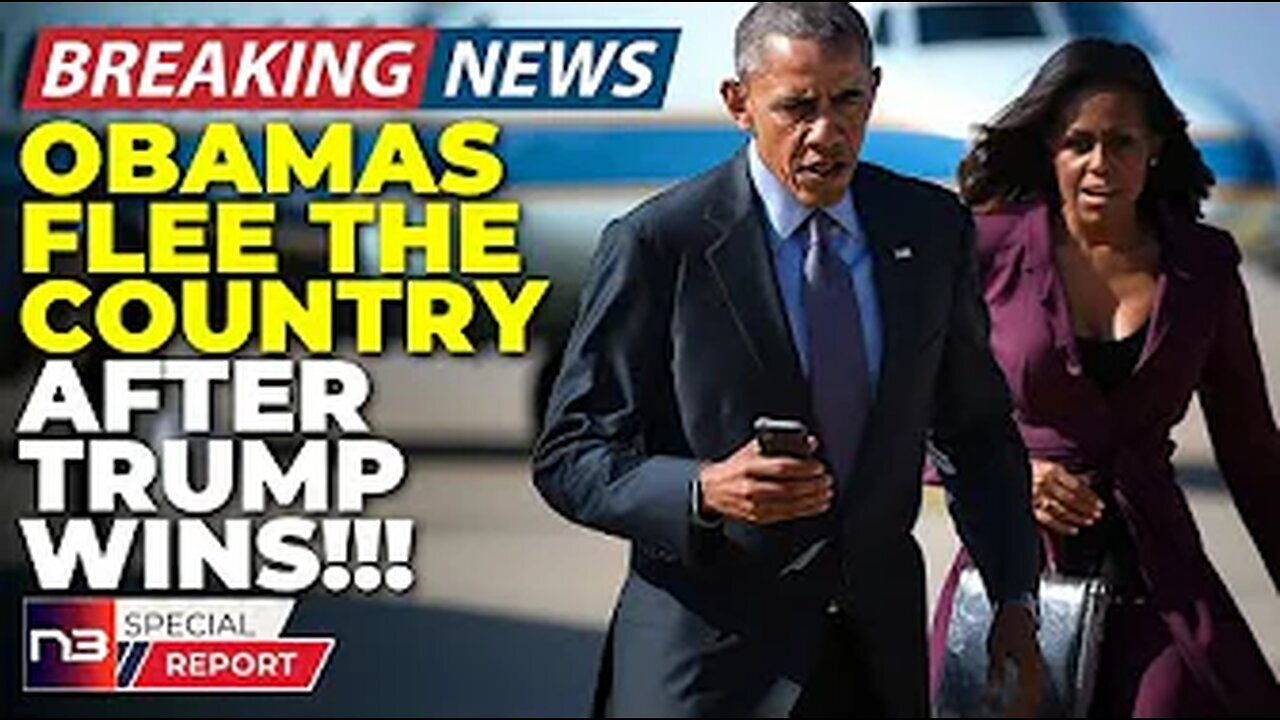 BREAKING: The Real Reason The Obamas Just Fled The Country On Private Jets Has Everyone Talking Now